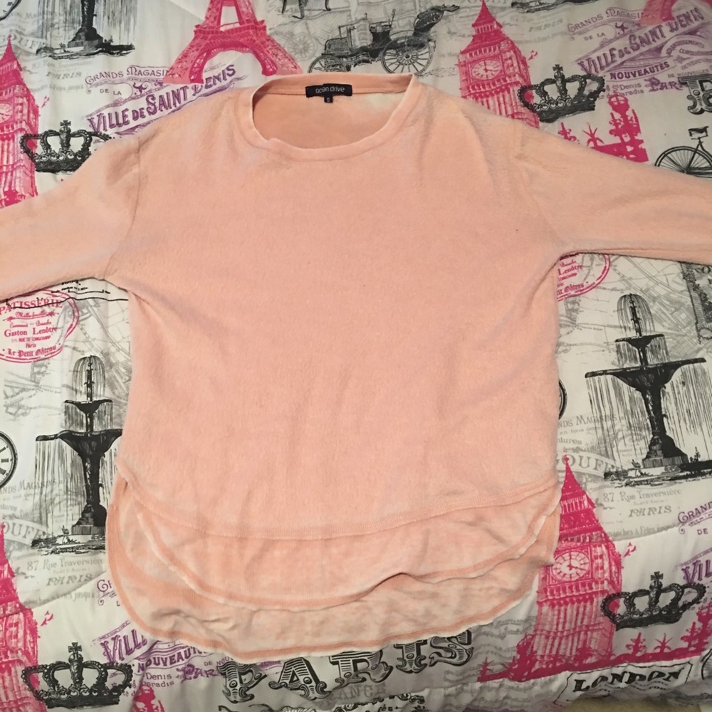 Pink long sleeve sweater